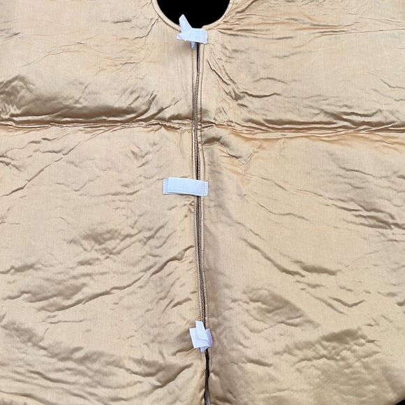 Christmas Tree Skirt Brown Valery Madelyn Faux Fur Burlap Bronze Snowflake 48” - Picture 5 of 10